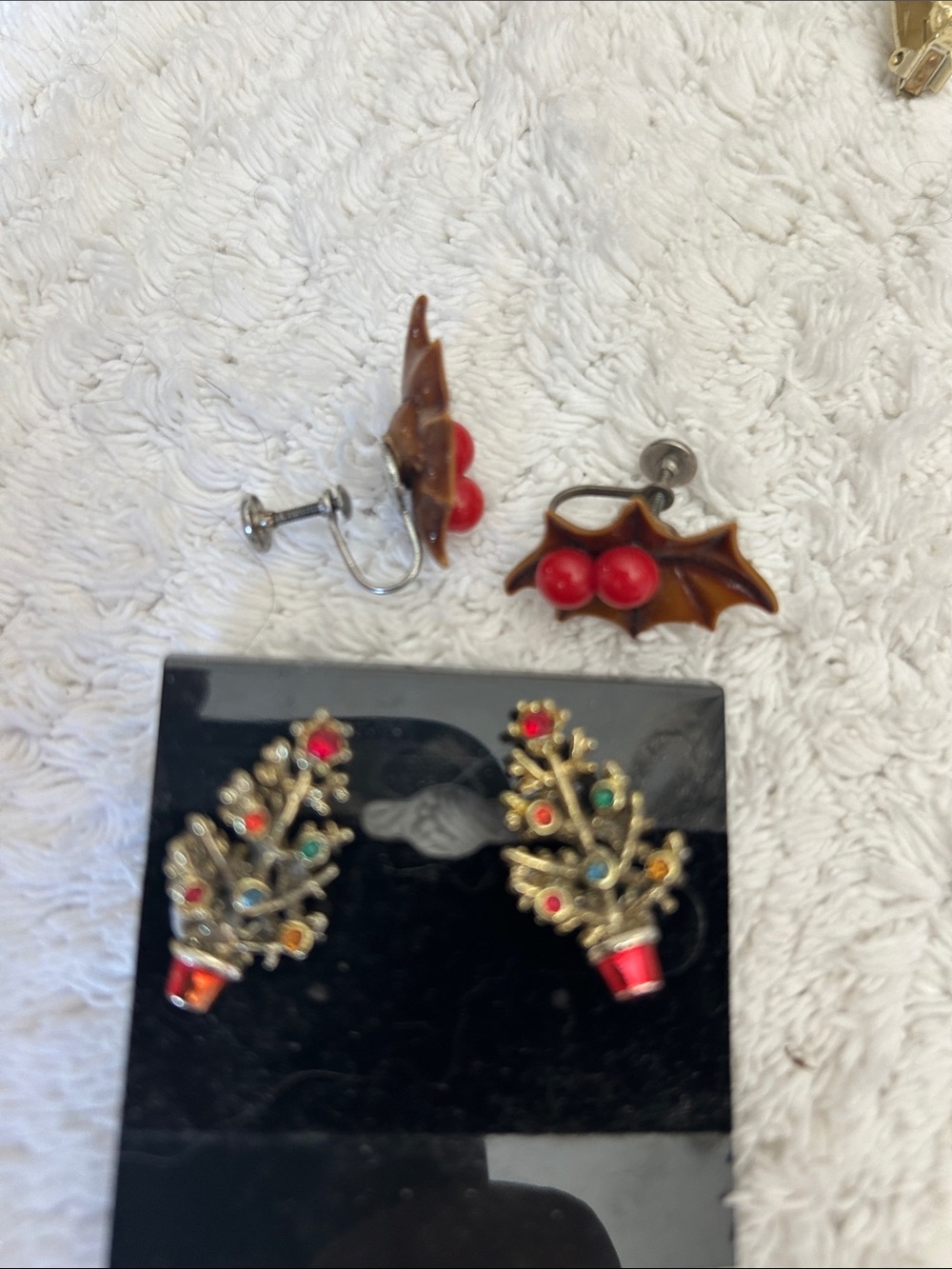 Christmas earrings